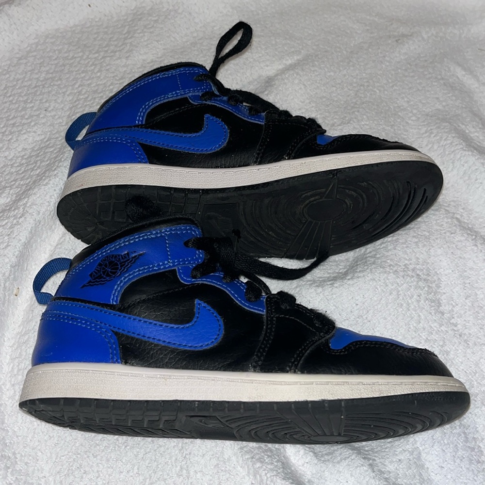 Kids Jordan mid blue & black
